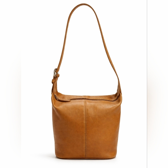 Coach Handbags - Vintage 1998 Coach Soho Mini Bucket Bag B8C-4148 British Tan Leather Made in USA